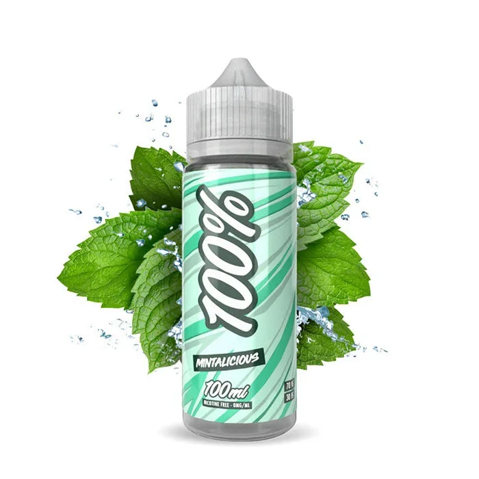 100% Mintalicious – 100ml Short Fill E-Liquid