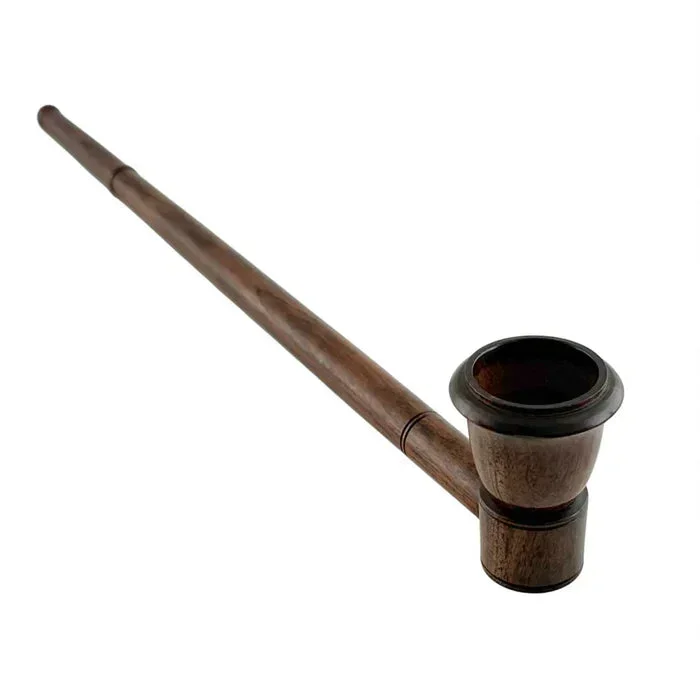 12″ Classic Long-Style Design Wooden Pipe