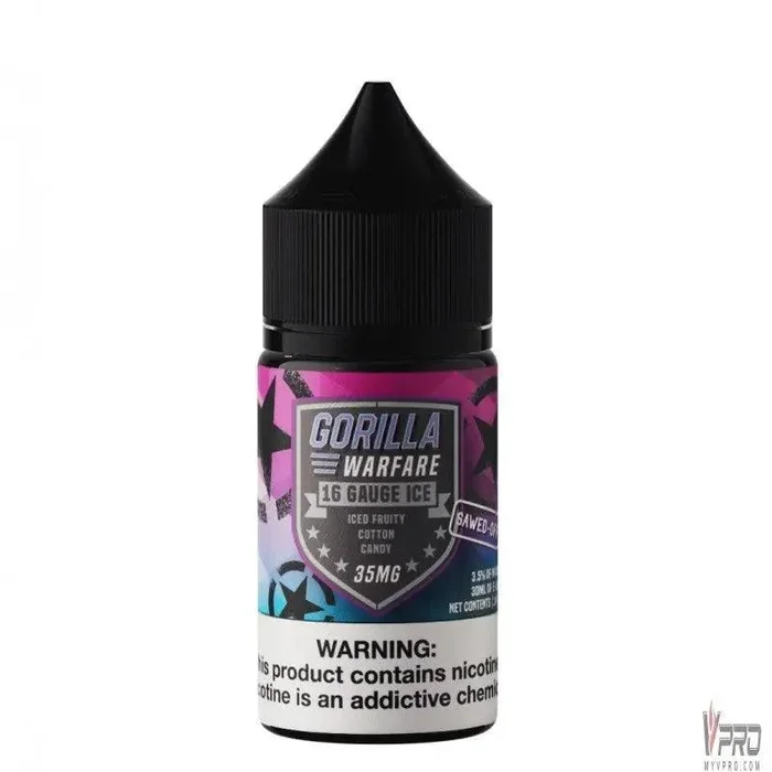 16 Gauge Ice -Gorilla Warfare SAWED-OFF Salt 30mL