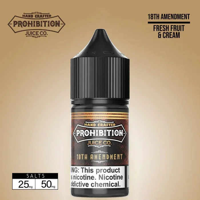 18th Amendment SALT – Prohibition Juice Co. – 30mL