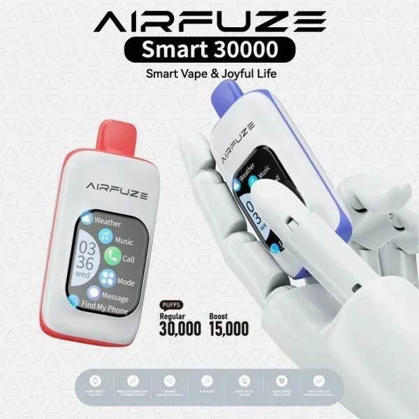 Airfuze Smart Disposable Vape 30000 Puffs