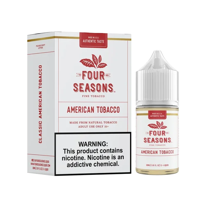 American Tobacco by Four Seasons Free Base 30ML