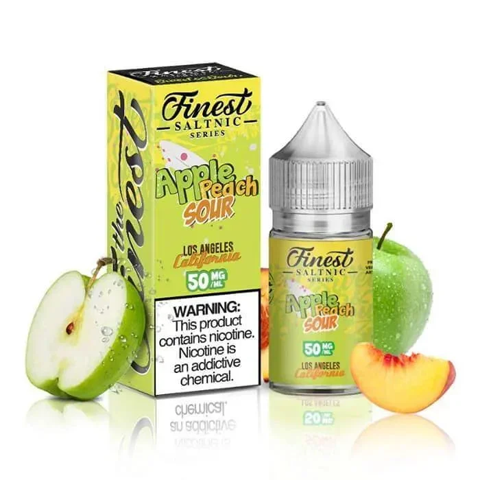 Apple Peach Sour Nicotine Salt by The Finest