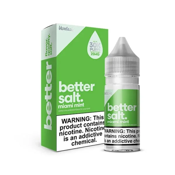 Better Salt Miami Mint | Vapetasia Salts | 30mL