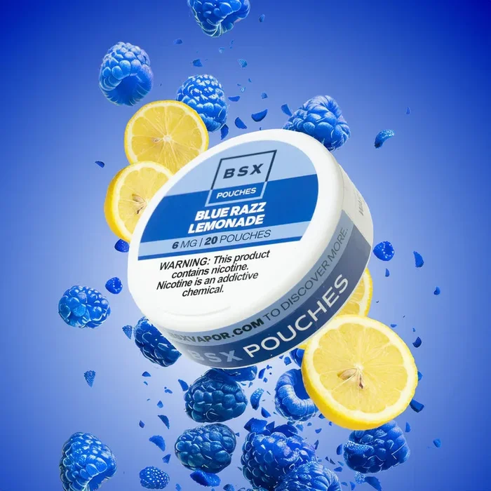 Blue Razz Lemonade – BSX Nicotine Pouches