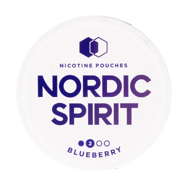 Blueberry Standard Nicotine Pouches by Nordic Spirit