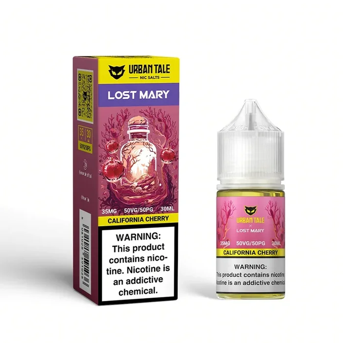 California Cherry SALT – Urban Tale x Lost Mary – 30mL
