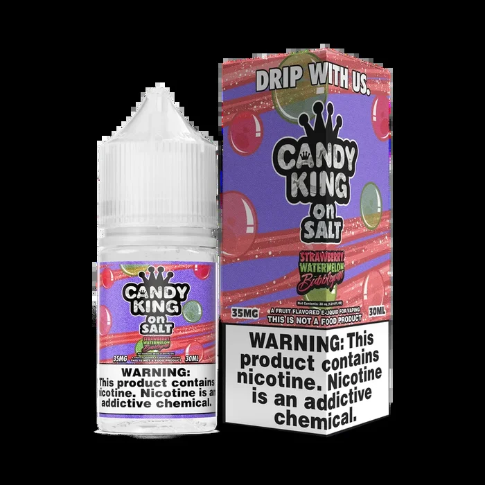 CANDY KING on SALT – Strawberry Watermelon Bubblegum – 30ML E-Liquid