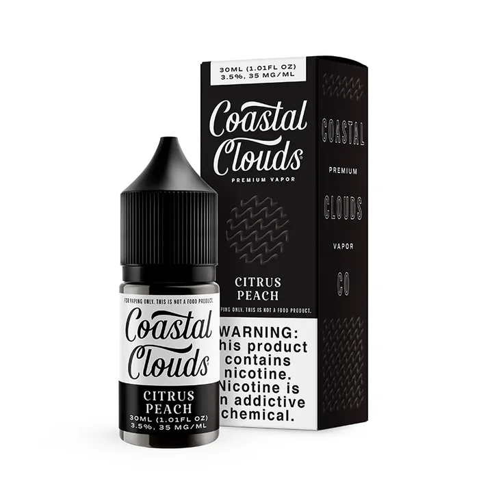 Citrus Peach SALT – Coastal Clouds – 30mL