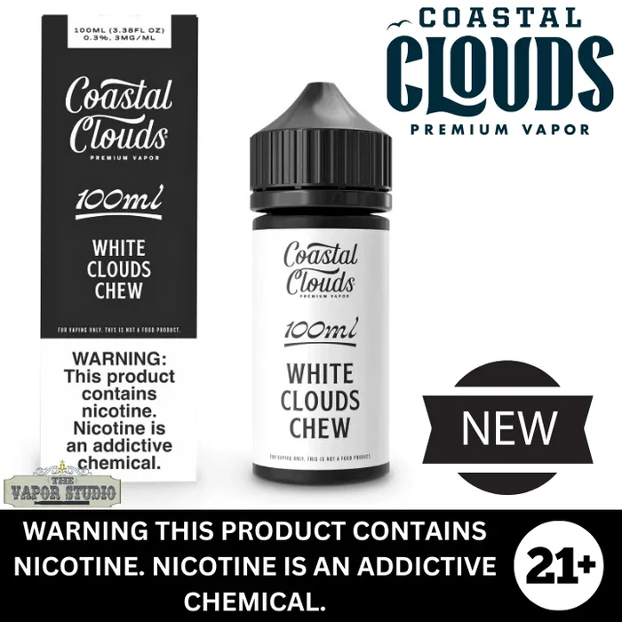 Coastal Clouds White Clouds Chew Premium E-Liquid 100ml