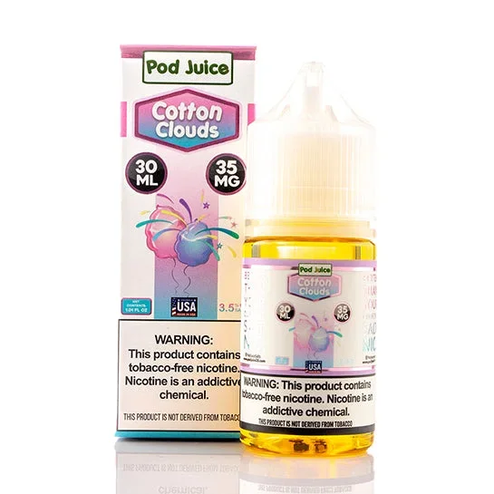 Cotton Clouds Salt – Pod Juice E-Liquid
