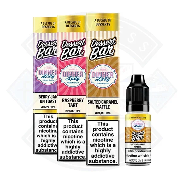 Dinner Lady – Desserts Bar Salts 10ml (20mg)
