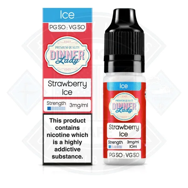 Dinner Lady Ice 50/50 Strawberry Ice 10ml