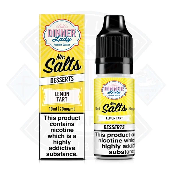 Dinner Lady Nic Salt – Desserts – Lemon Tart 10ml