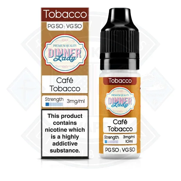 Dinner Lady Tobacco 50/50 Cafe Tobacco 10ml