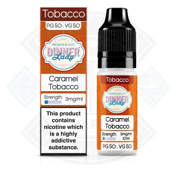 Dinner Lady Tobacco 50/50 Caramel Tobacco 10ml