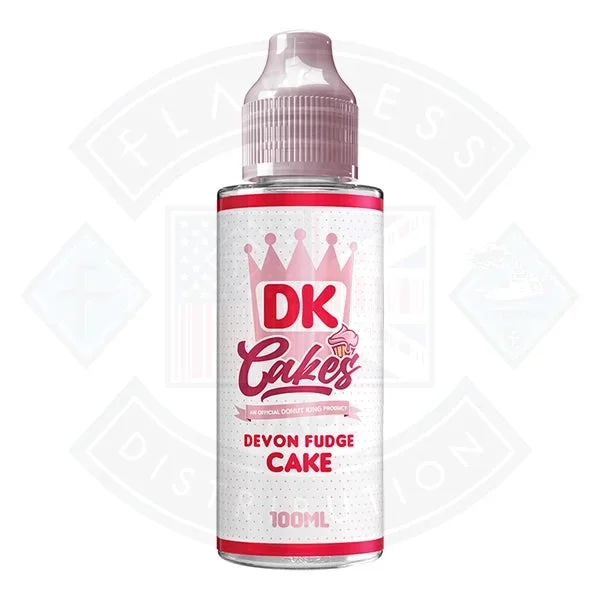 Donut King Cake – Devon Fudge Cake 0mg 100ml Shortfill