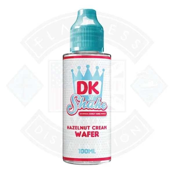 Donut King Shakes – Hazelnut Cream Wafer 0mg 100ml Shortfill