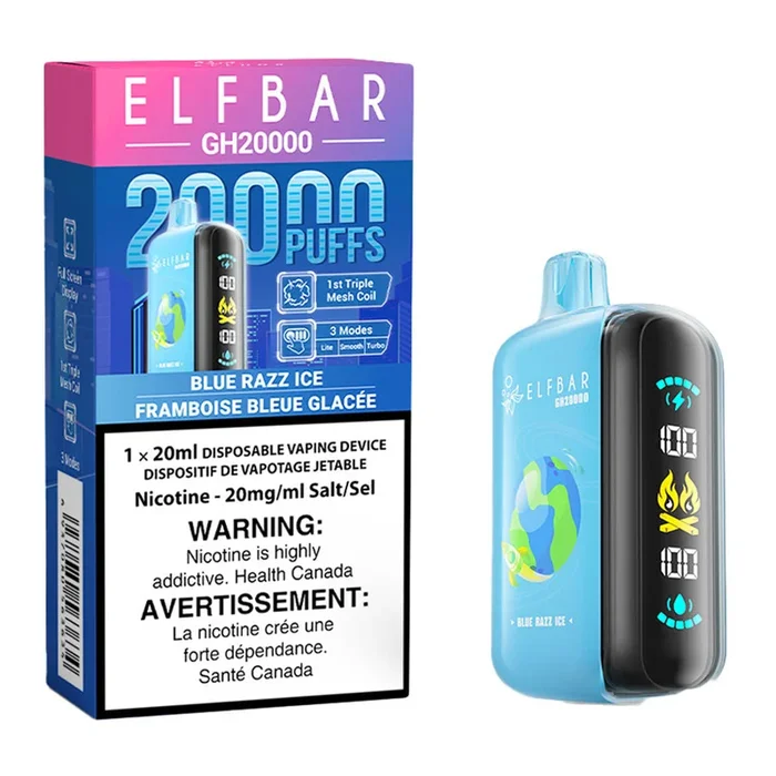 Elf Bar GH20K Disposable Vape Device – Blue Razz Ice 20ml