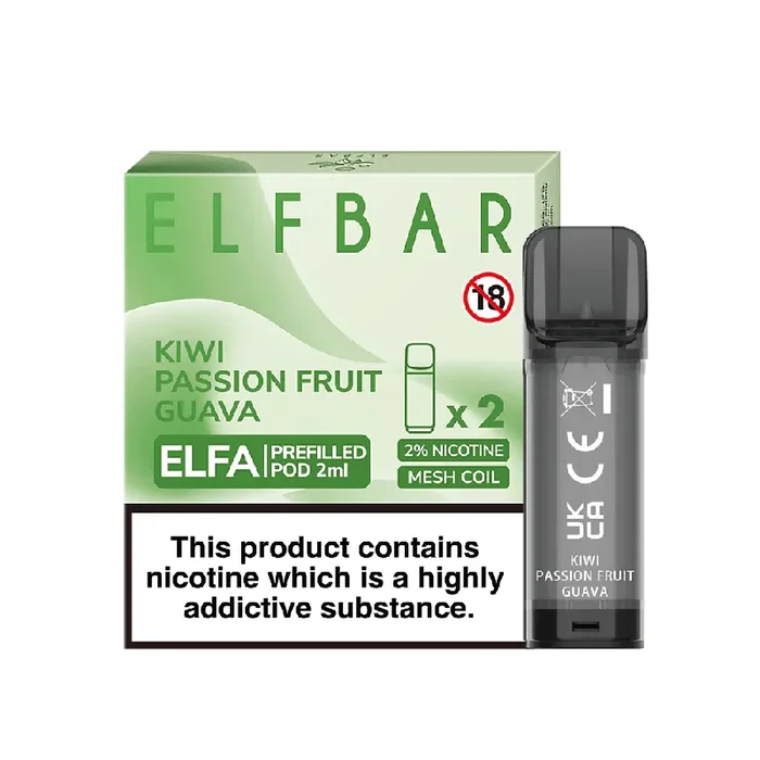 ELFA Prefilled Pod – Kiwi Passion Fruit Guava 2ml