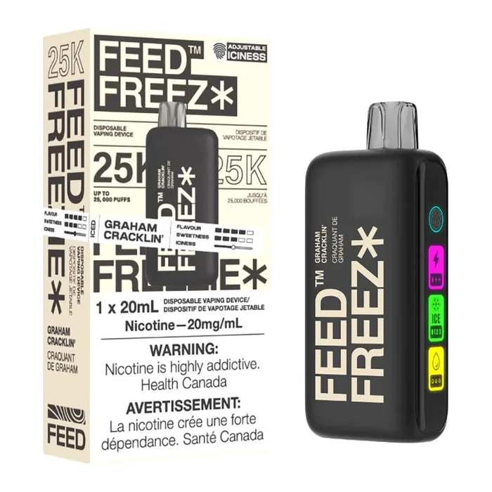 FEED Freez 25K Disposable Vape Device – Graham Cracklin’ 20ml