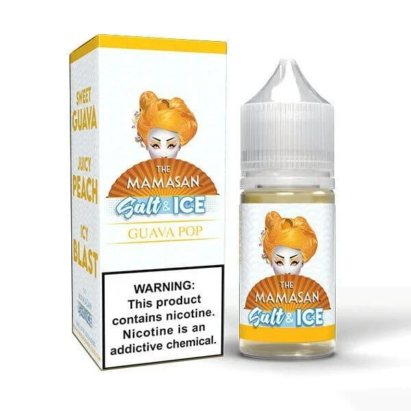 Guava Pop Ice (Guava Peach Ice) by The Mamasan Salt 30ML