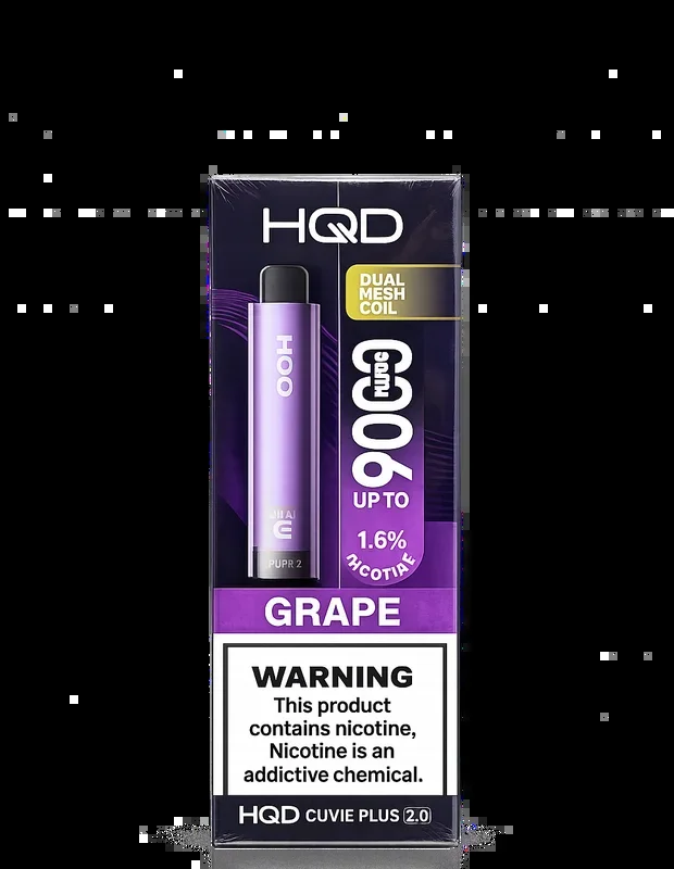 HQD Cuvie Plus 2.0 9000 Up to 1.6% Disposable Vape