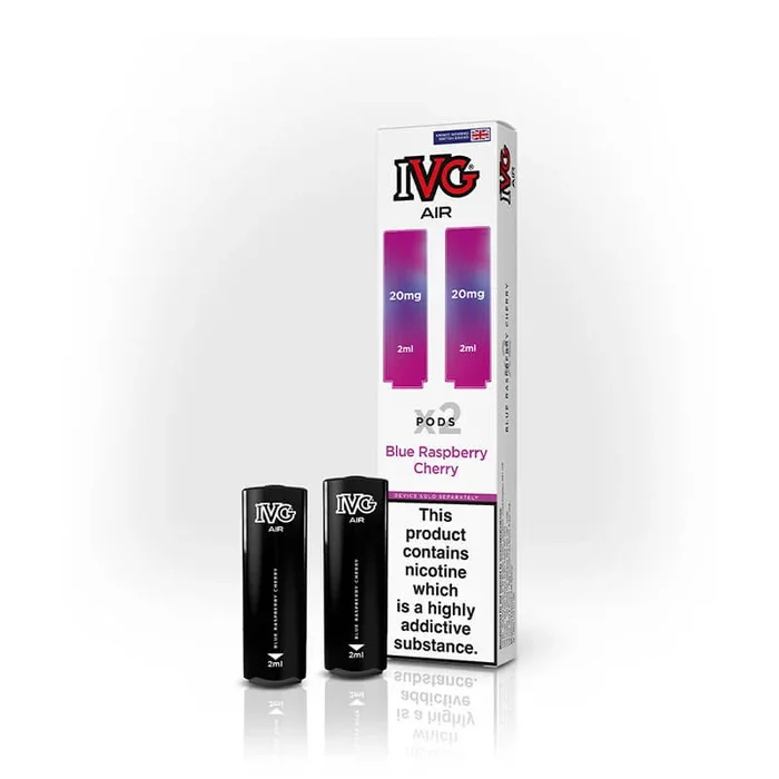 IVG Air Blue Raspberry Chery Prefilled Vape Pods – 20mg