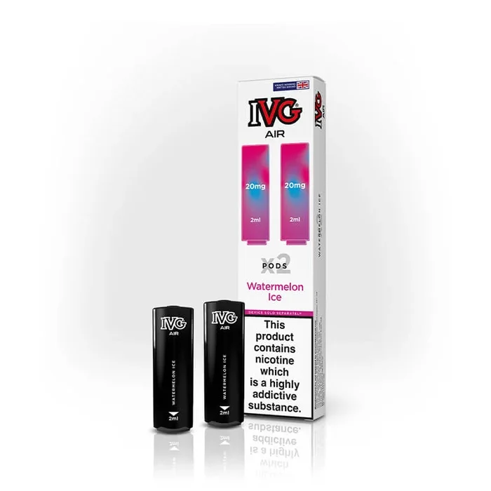 IVG Air Watermelon Ice Prefilled Vape Pods – 20mg