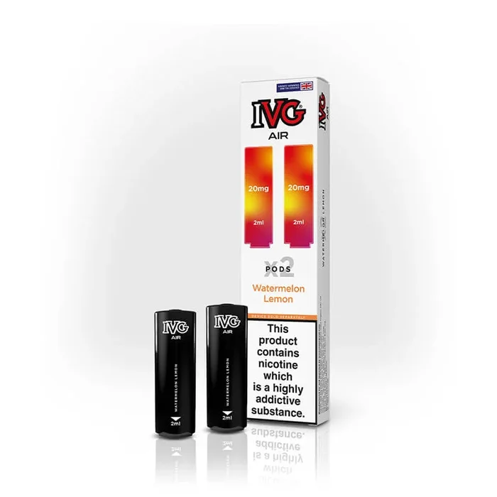 IVG Air Watermelon Lemon Prefilled Vape Pods – 20mg