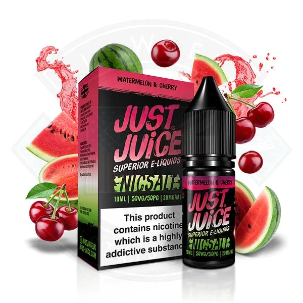 Just Juice Iconic – Watermelon & Cherry Nic Salt 10ml E-Liquid