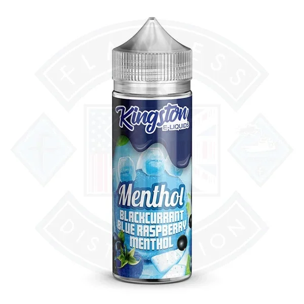 Kingston Menthol Blackcurrant Blue Raspberry 0mg 100ml 70/30 Shortfill E-Liquid