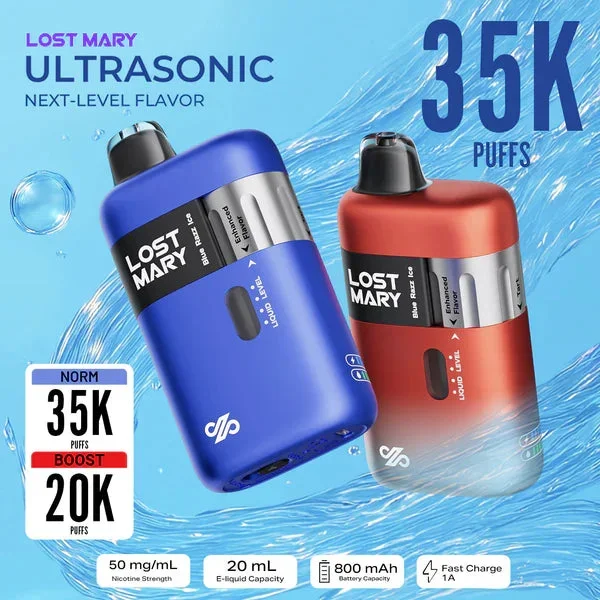 (NEW) LOST MARY ULTRASONIC 35,000 PUFF NEXT-LEVEL FLAVOR