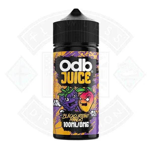 ODB Juice – Blackcurrant Mango 0mg 100ml Shortfill