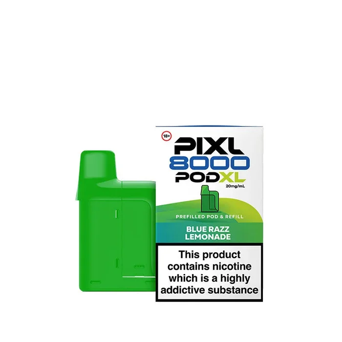 PIXL 8000 Blue Razz Lemonade Prefilled Pod + Refill