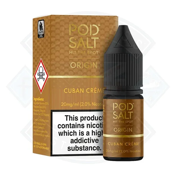 Pod Salt Origin – Cuban Creme 10ml