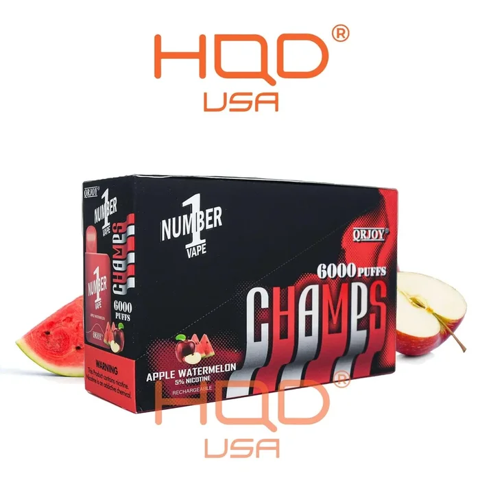 QRJOY CHAMPS Number 1 6000 Disposable Vape 5 Pck