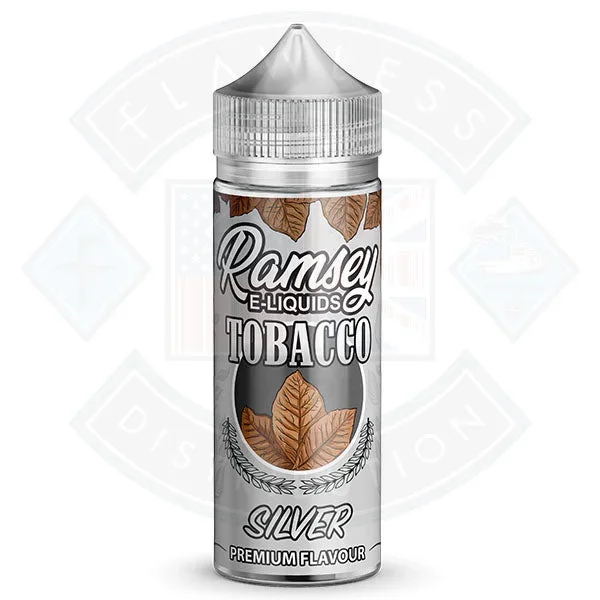 Ramsey Tobacco – Silver 0mg 100ml Shortfill