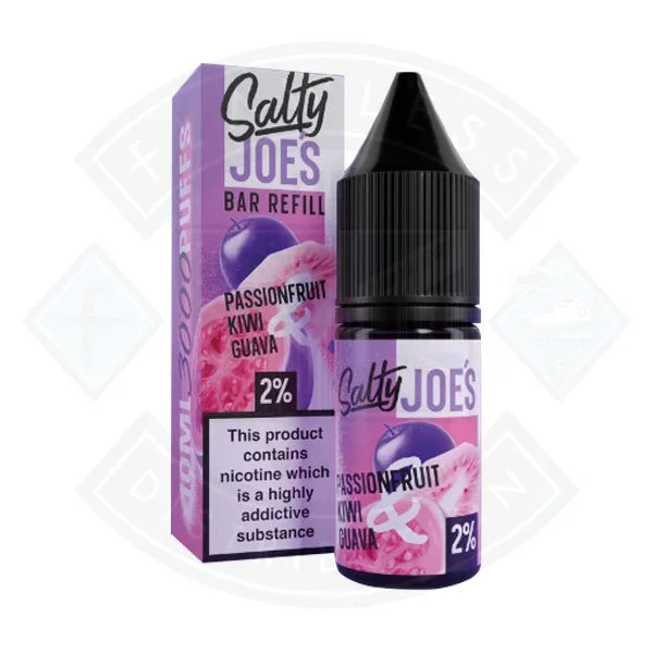 Salty Joe’s Bar Refill – Kiwi Passionfruit Guava Ice 10ml