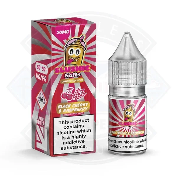 Slushie Salts Limited Edition Black Cherry & Raspberry 10ml E-Liquid