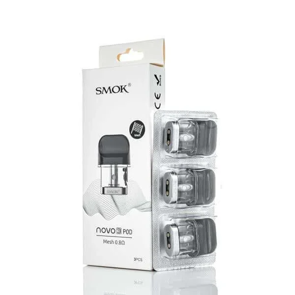 Smok | Novo 3 Pod – Mesh 0.8 / 3 Pack