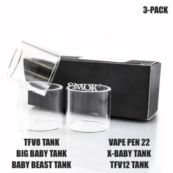 SMOK TFV8 Cloud Beast Tank Replacement Glass (3-Pack)