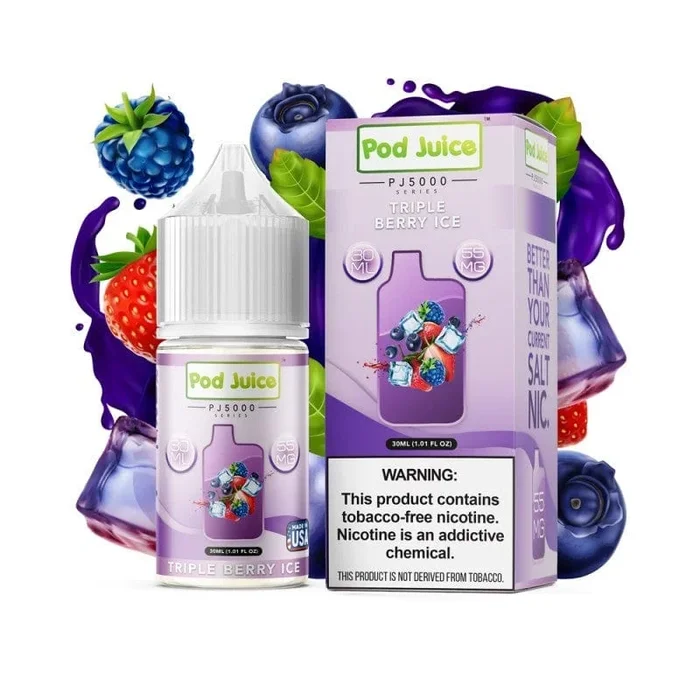 Triple Berry ICE PJ5000 SALT – Pod Juice – 30mL