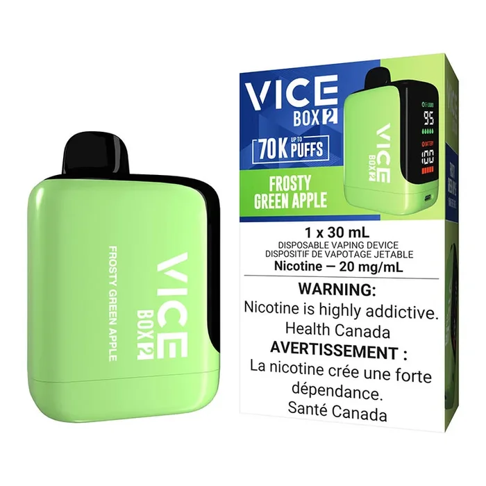Vice Box 2 Disposable Vape Device – Frosty Green Apple