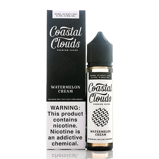 Watermelon Cream – Coastal Clouds E-Juice (60 ml)