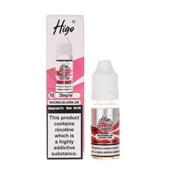 Watermelon Lemon & Lime Crystal Nic Salt E-liquid by Higo