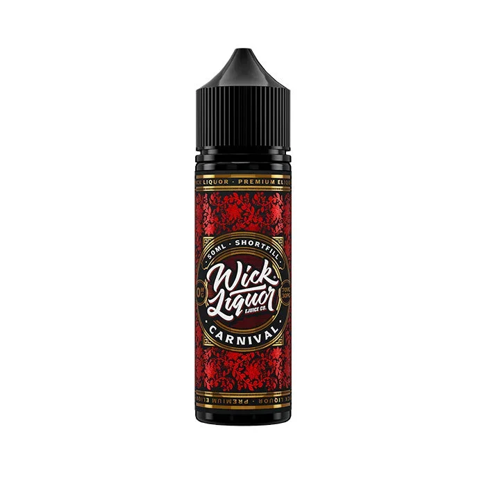 Wick Liquor – Carnival Big Block 50ml Shortfill E-Liquid