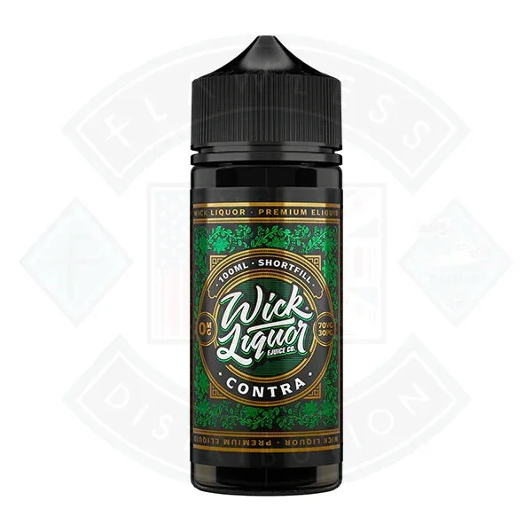 Wick Liquor Contra 0mg 100ml Shortfill E-liquid