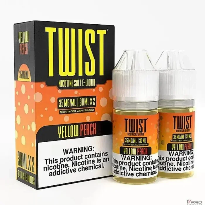 Yellow Peach – Twist Salt E-liquid 60mL