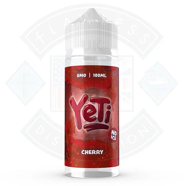 Yeti Defrosted – Cherry No Ice 100ml 0mg Shortfill E-Liquid